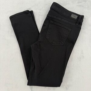 PAIGE Skyline Skinny‎ Black Denim Jeans Women Strech Size 32 Waist